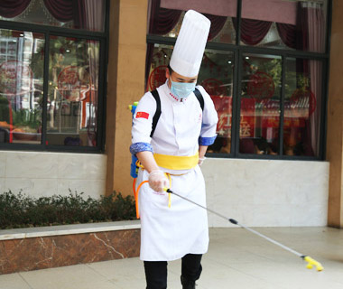 防疫工作正在进行